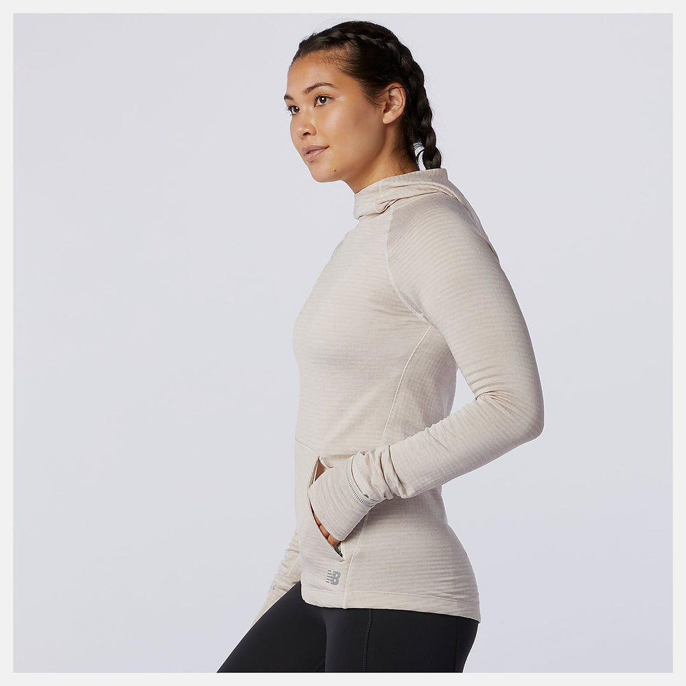 NB Heat Grid Hoodie-Women | New Balance