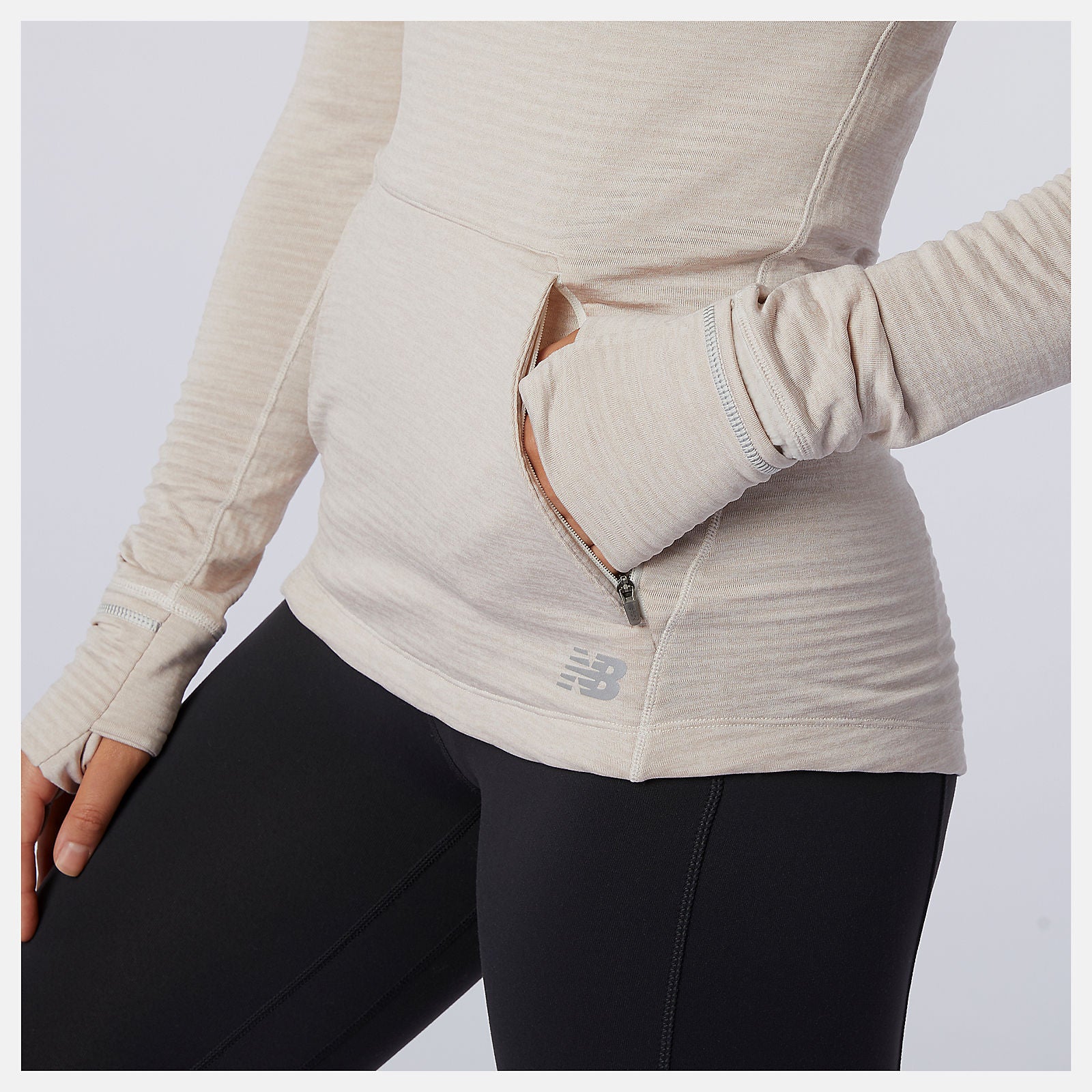 NB Heat Grid Hoodie-Women | New Balance