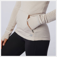 NB Heat Grid Hoodie-Women | New Balance