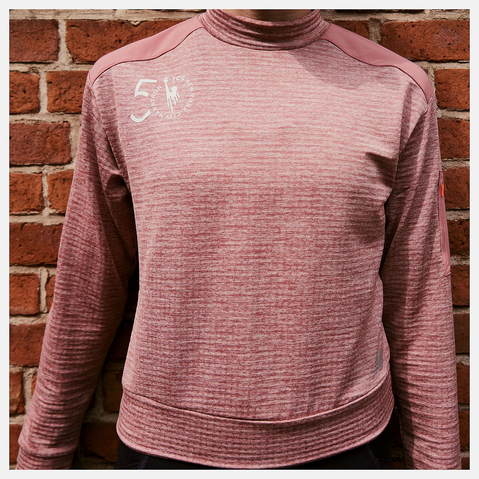 NYC Marathon NB Heat Grid Long Sleeve-Women | New Balance