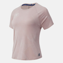 NYC Marathon Q Speed Fuel Jacquard Short Sleeve-Women | New Balance