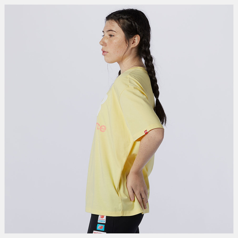 NB Essentials Stacked Logo Tee-Women | New Balance