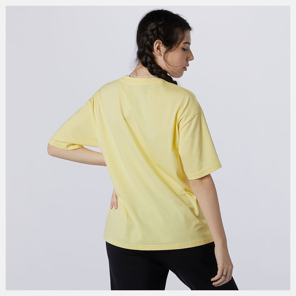 NB Essentials Stacked Logo Tee-Women | New Balance