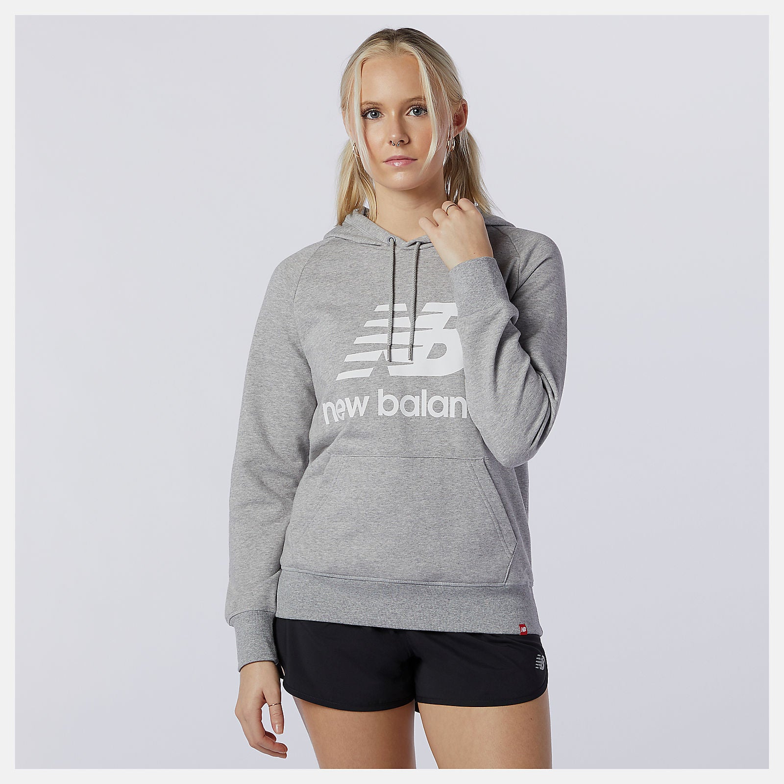 NB Essentials Pullover Hoodie-Women | New Balance