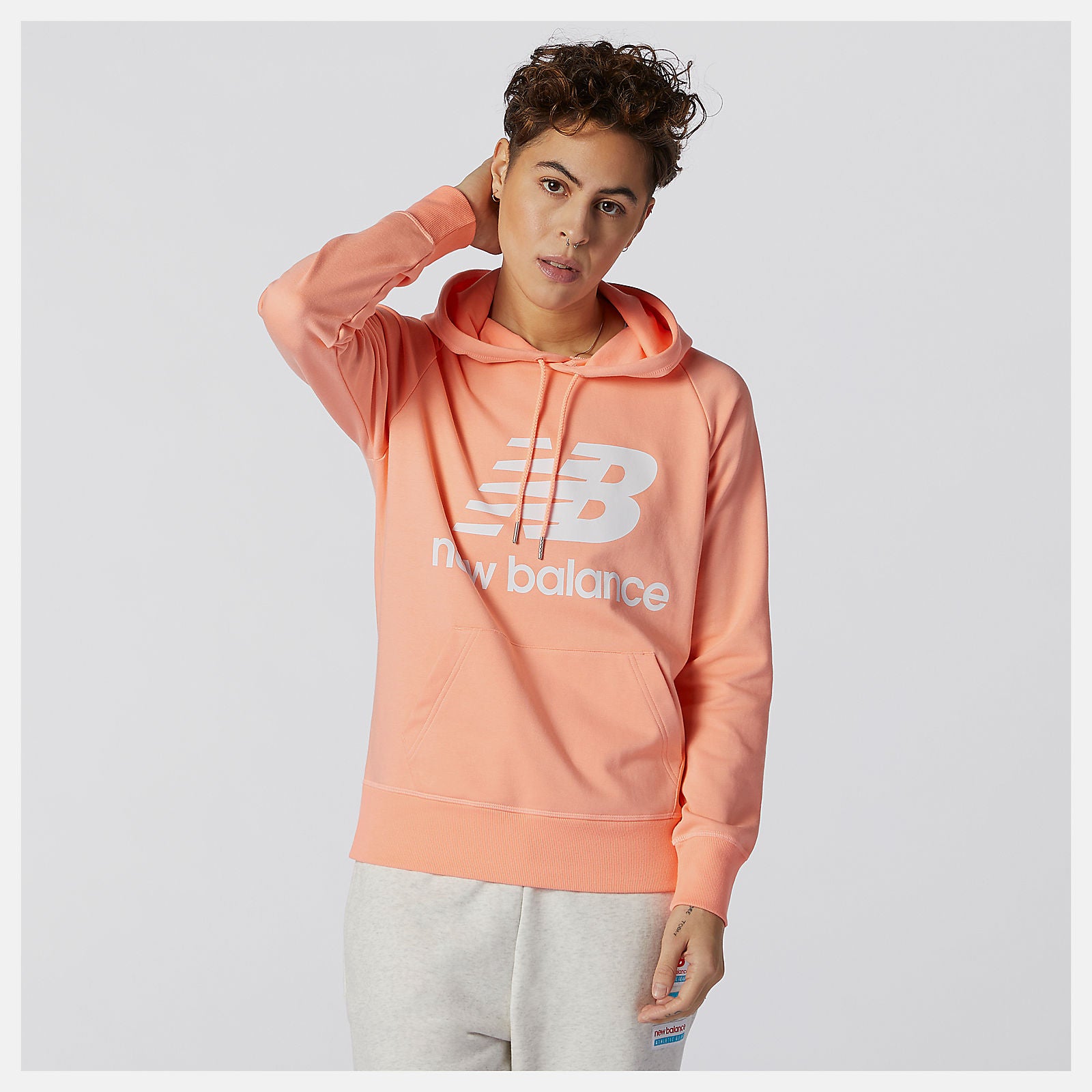 NB Essentials Pullover Hoodie-Women | New Balance