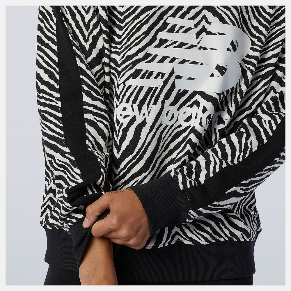 NB Athletics AOP Animal Print Crew-Women | New Balance