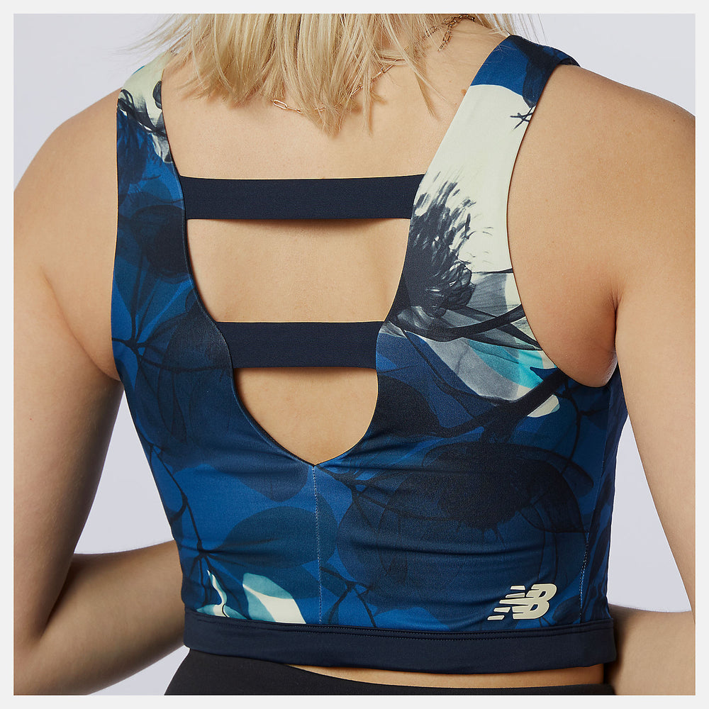 Transform NBSleek Printed Crop Top-Women | New Balance