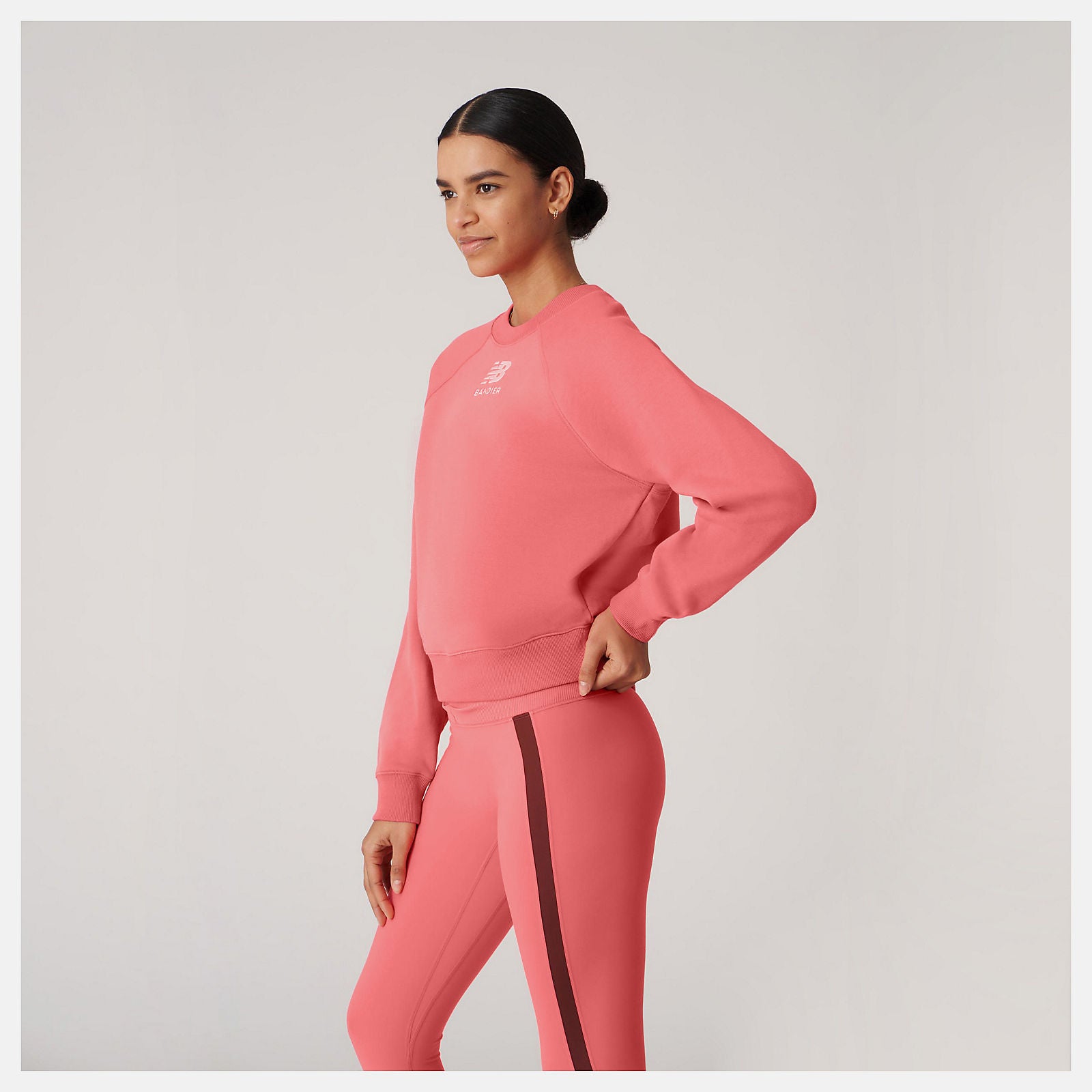 Bandier Fleece Crew-Women | New Balance