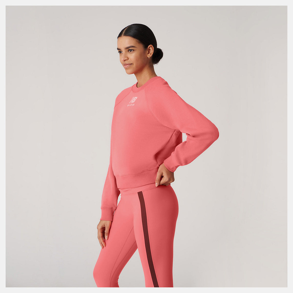 Bandier Fleece Crew-Women | New Balance