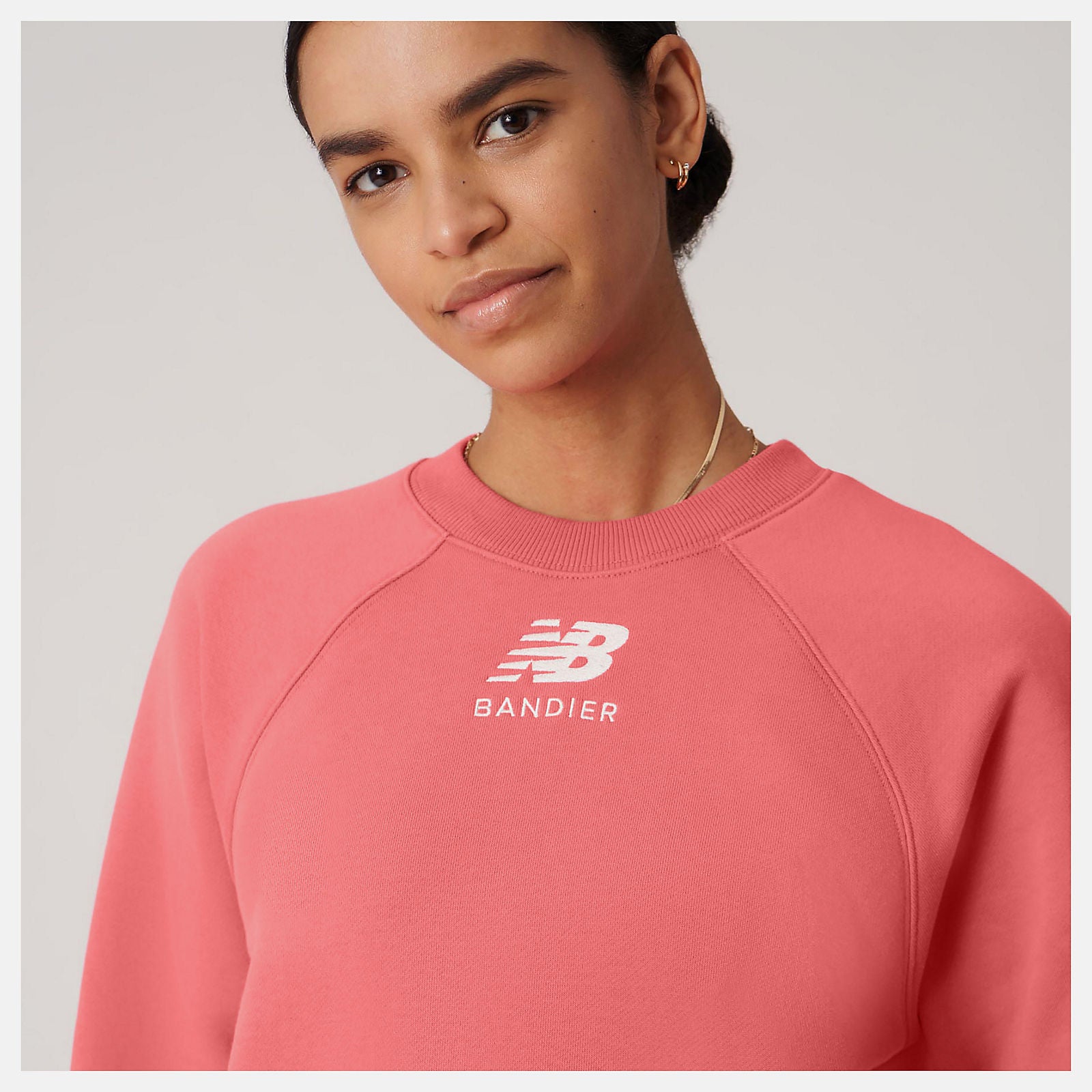 Bandier Fleece Crew-Women | New Balance
