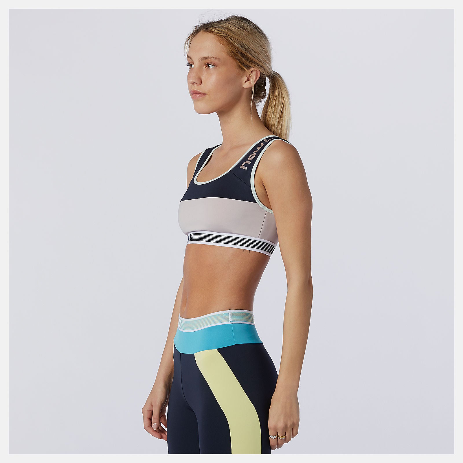 Achiever Remix Crop Top-Women | New Balance