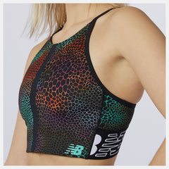 Relentless Printed Crop Top-Women | New Balance