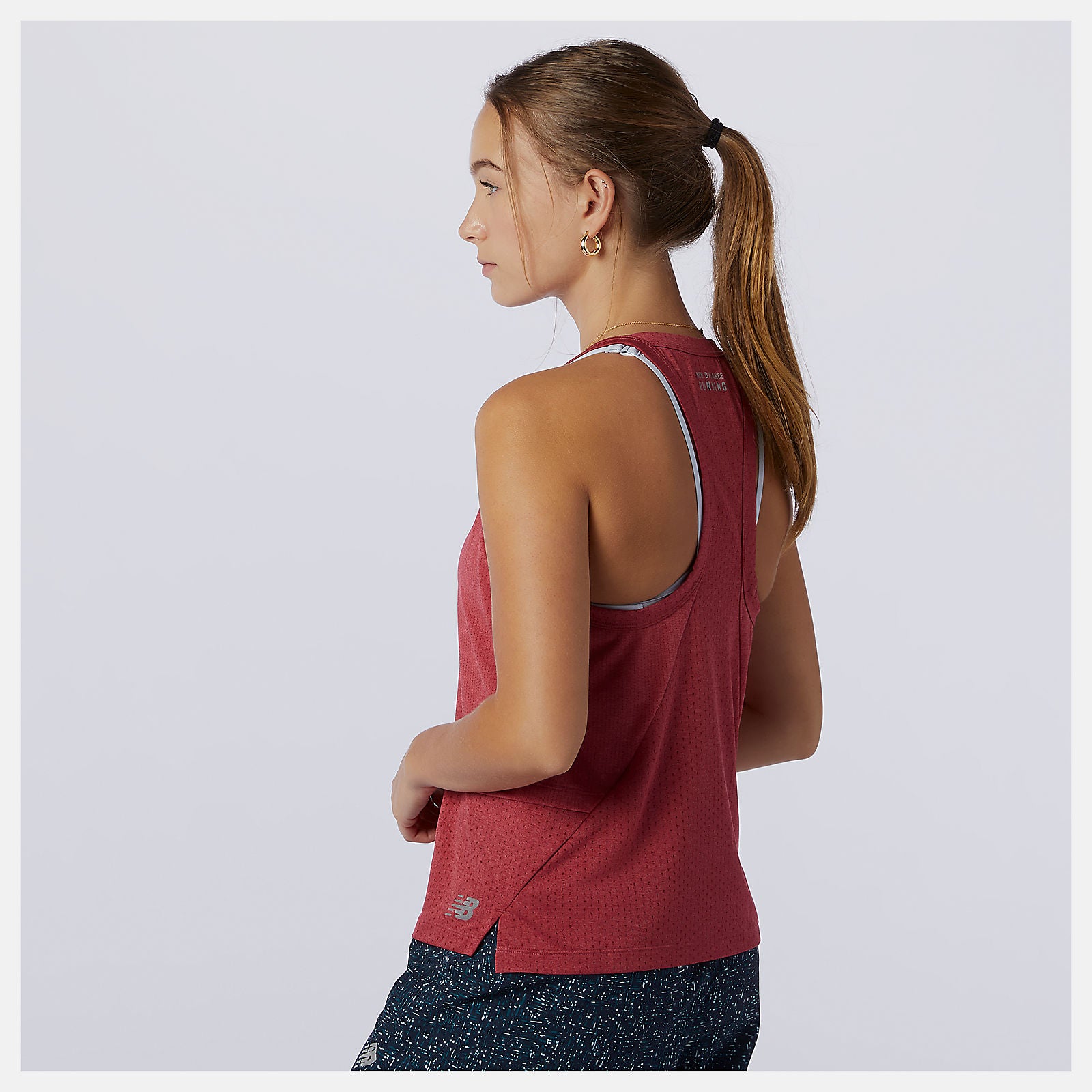Printed Impact Run Hybrid Tank-Women | New Balance