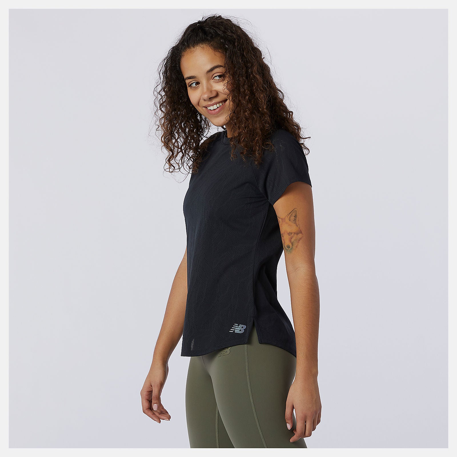 Q Speed Fuel Jacquard Short Sleeve-Women | New Balance
