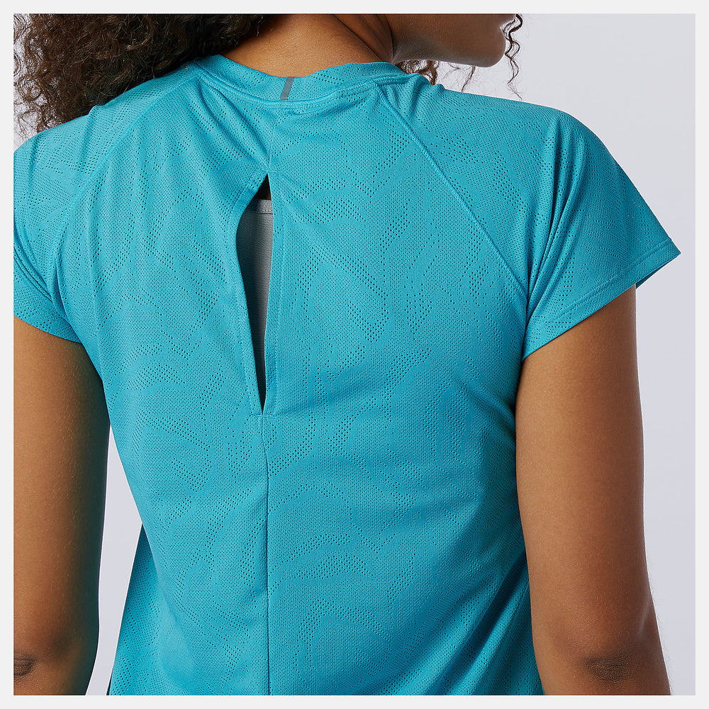 Q Speed Fuel Jacquard Short Sleeve-Women | New Balance