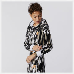 NB Athletics Collide Printed Terry Hoodie-Women | New Balance