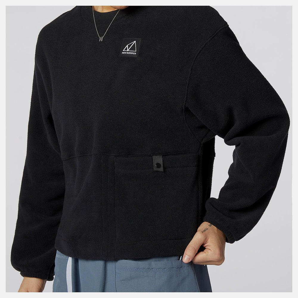 NB All Terrain Pocket Crew Fleece-Women | New Balance