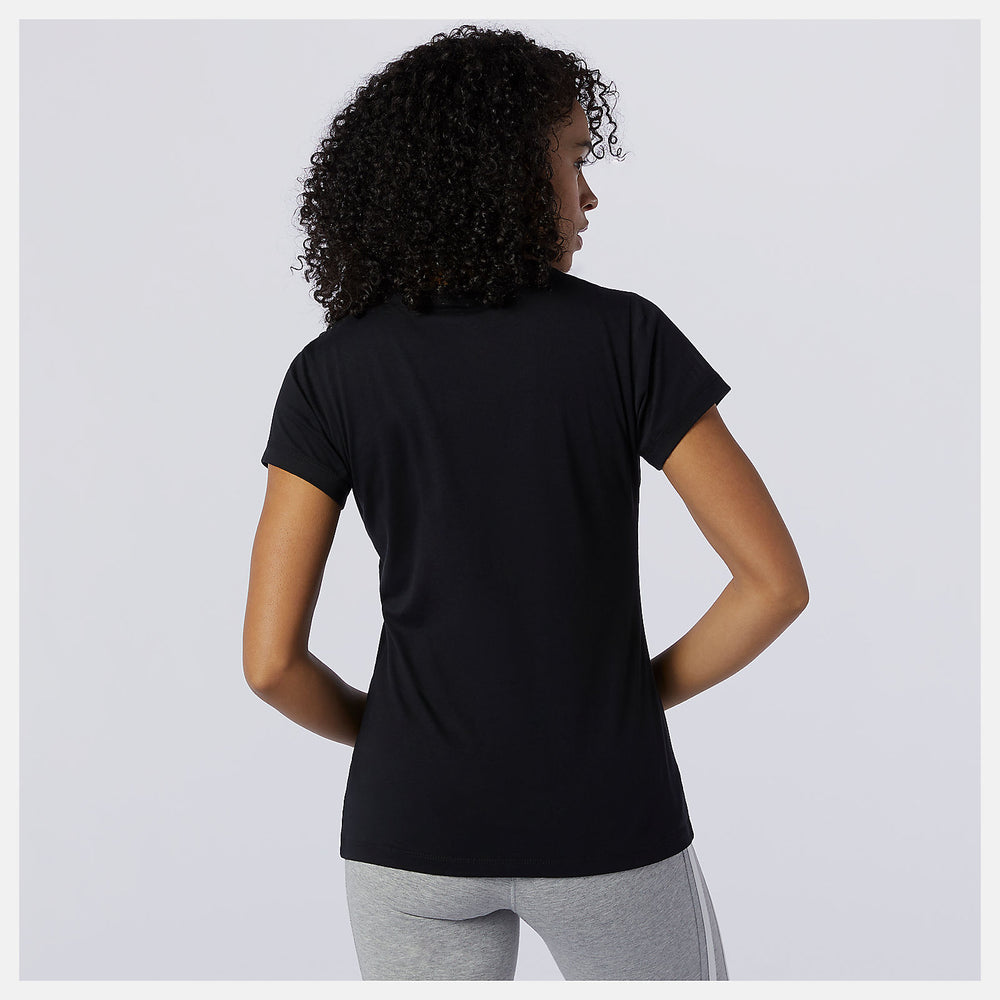 Essentials Stacked Logo Tee-Women | New Balance