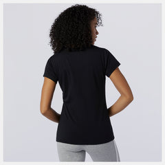 Essentials Stacked Logo Tee-Women | New Balance