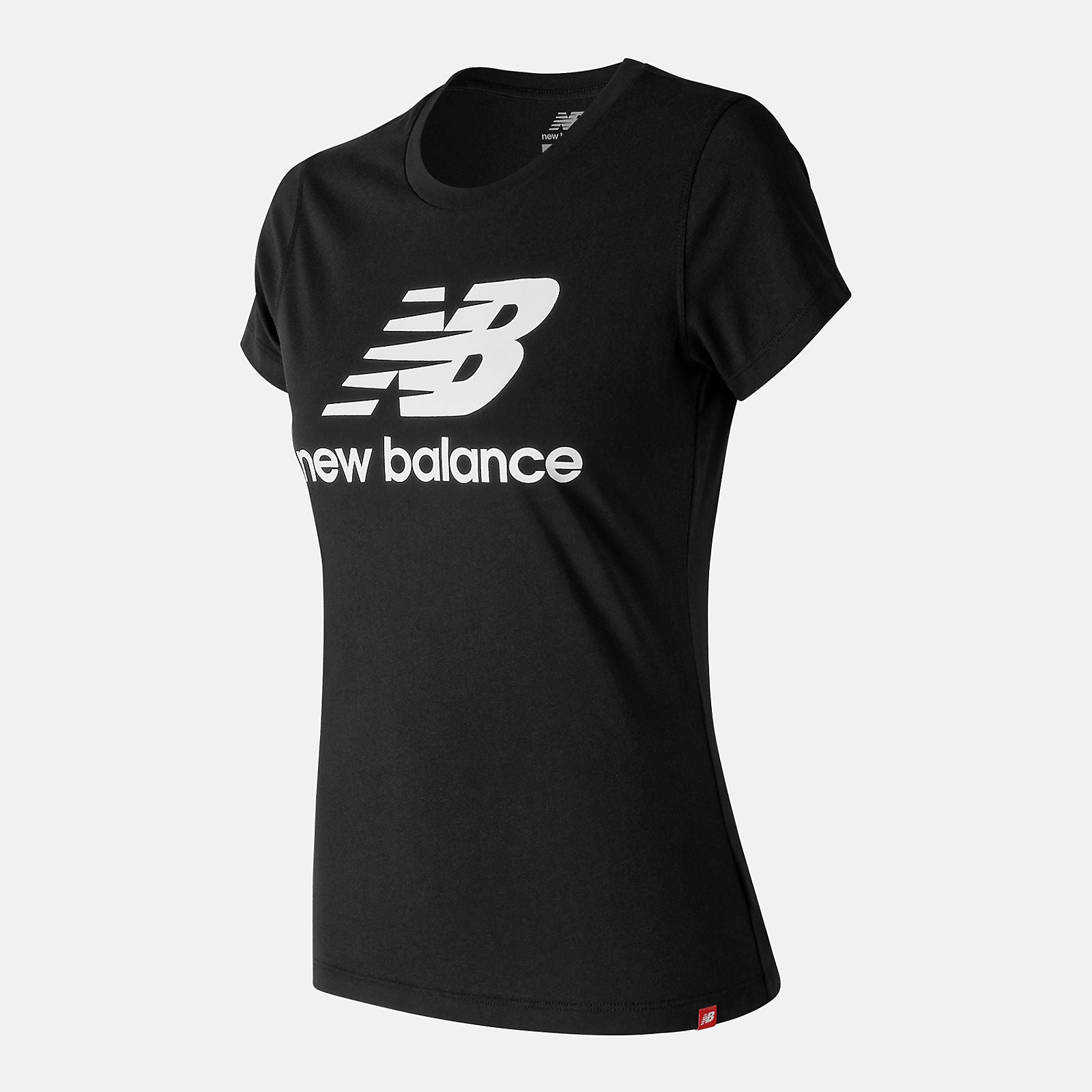 Essentials Stacked Logo Tee-Women | New Balance
