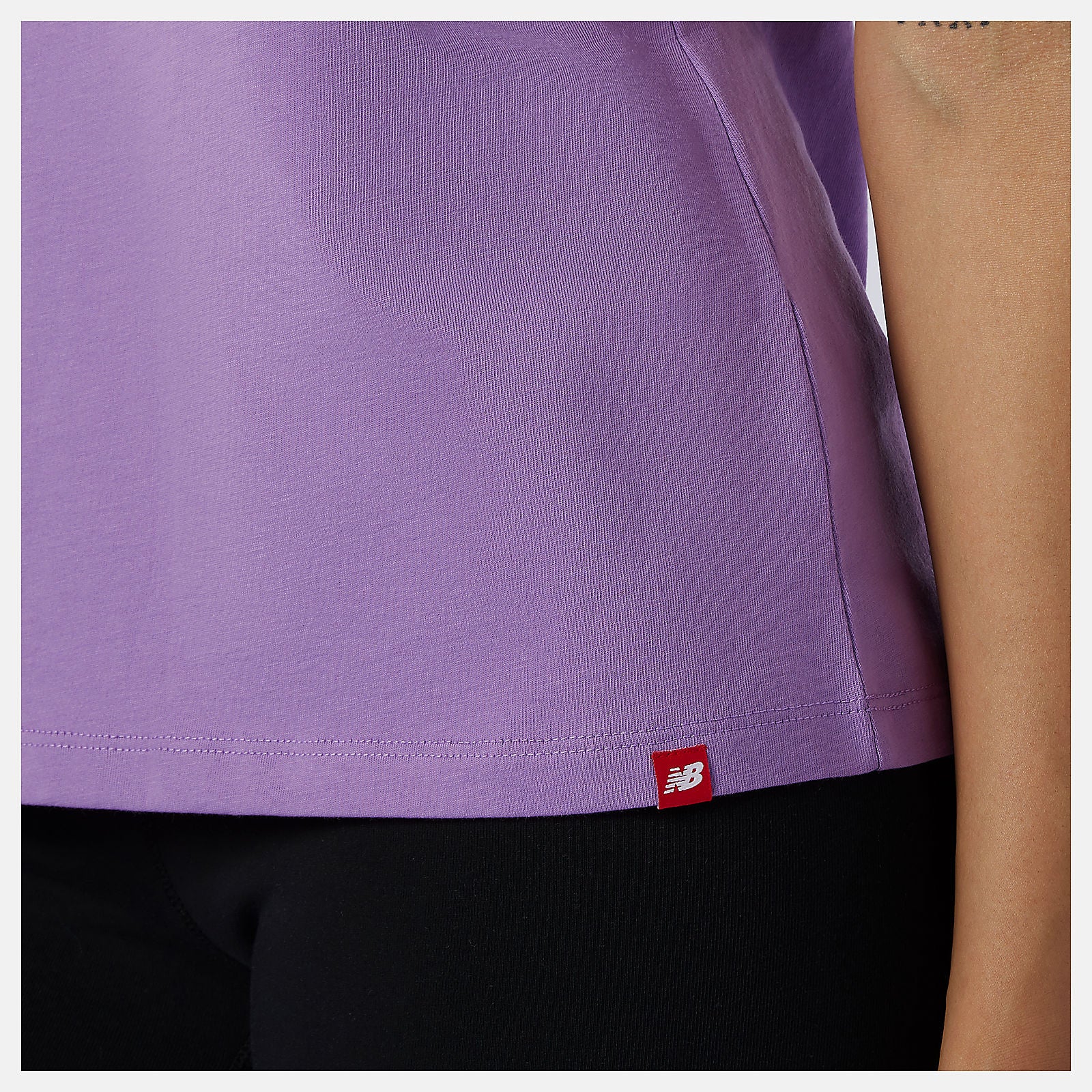 Essentials Stacked Logo Tee-Women | New Balance