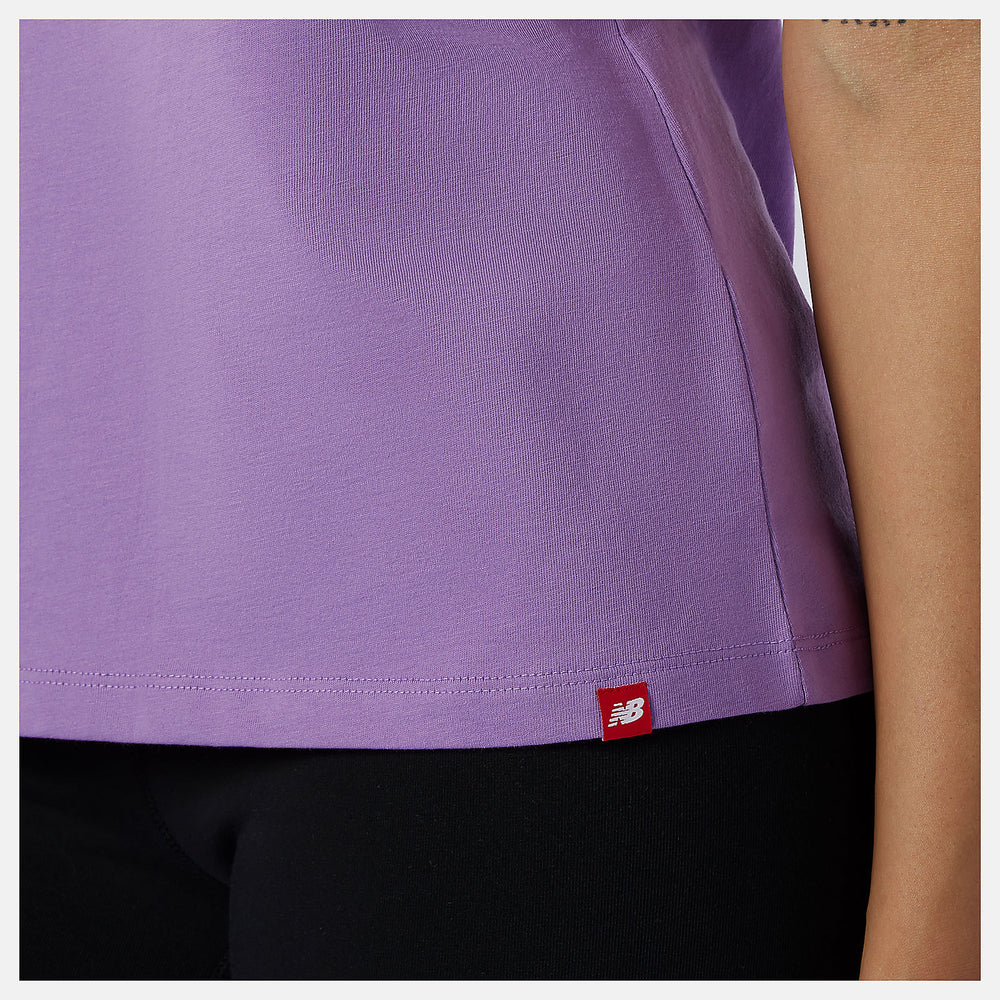 Essentials Stacked Logo Tee-Women | New Balance