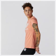 Essentials Stacked Logo Tee-Women | New Balance