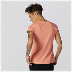 Essentials Stacked Logo Tee-Women | New Balance