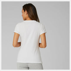 Essentials Stacked Logo Tee-Women | New Balance