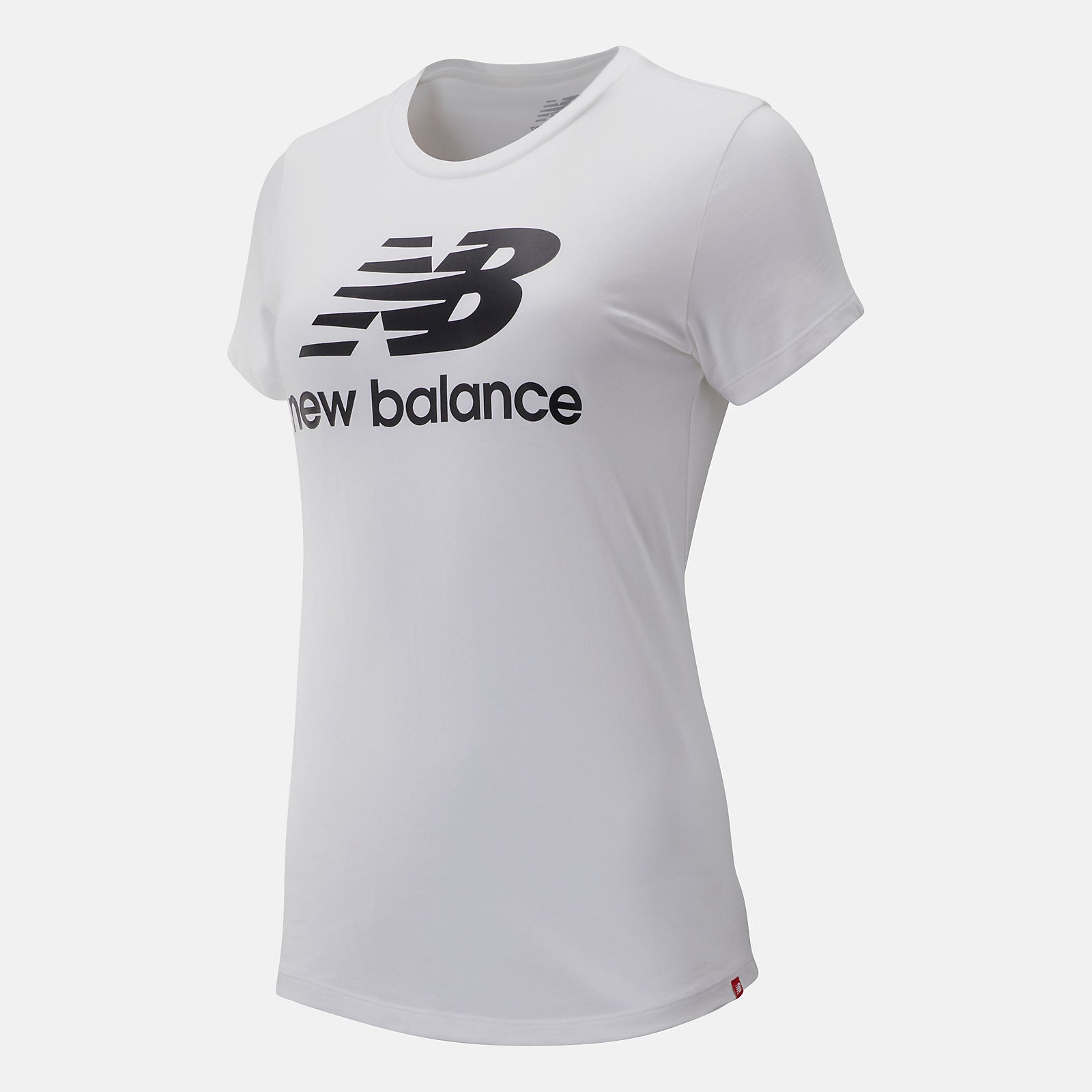 Essentials Stacked Logo Tee-Women | New Balance